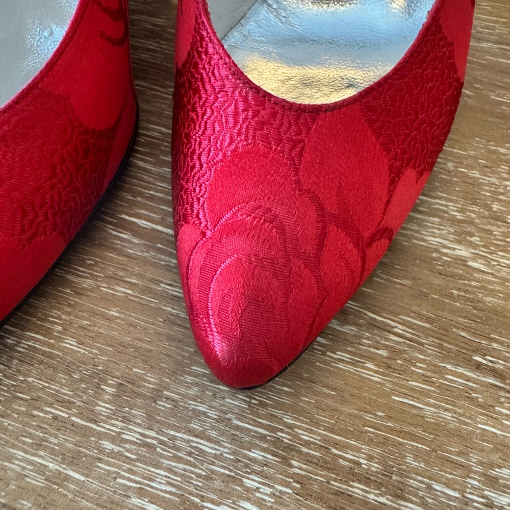 Vintage Stuart Weitzman Red Heels - Picture 7 of 10